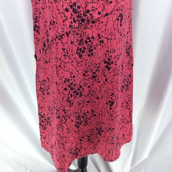 HABITAT Tank Dress Womens Size Large 100% Linen Sleeveless Sundress Floral - Picture 6 of 10